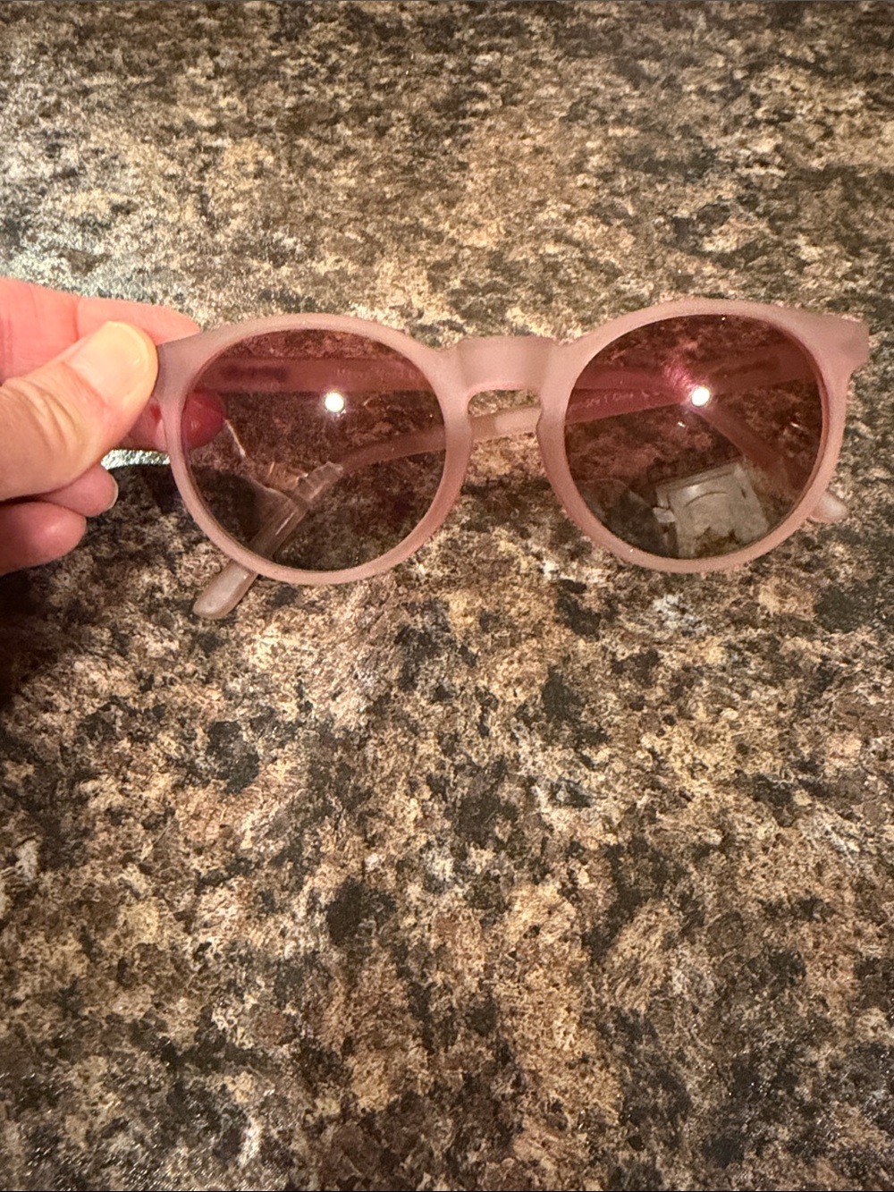 Pink Goodr sunglasses
